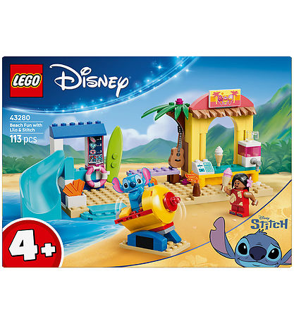 LEGO® Disney - Strandsjov Med Lilo Og Stitch 43280 - 113 Dele