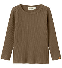 Lil' Atelier Bluse - Rib - NmmRajo - Kangaroo