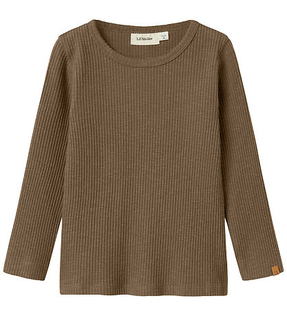 Lil' Atelier Bluse - Rib - NmmRajo - Kangaroo