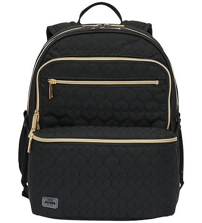 Jeva School Backpack - Square - Black