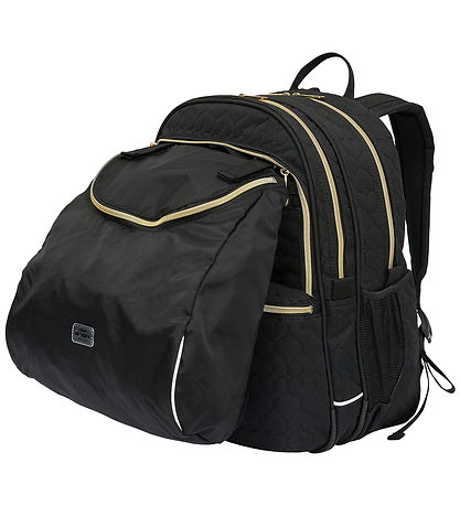 Jeva School Backpack - Square - Black
