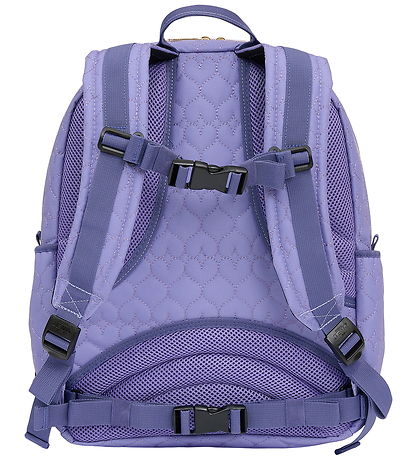 Jeva School Backpack - Square - Lavender Quilt