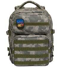 Jeva School Backpack - Strap - Camouflage