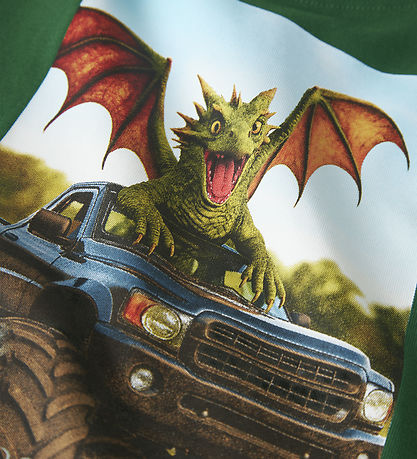 Name It T-shirt - NmmVoto - Verdant Green m. Print