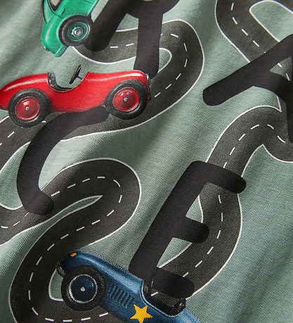 Name It T-shirt - NmmVoto - Green Milieu m. Print