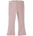 Name It Leggings - Rib - Flare - NmfVemma - Lilas/White
