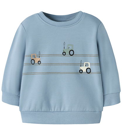 Name It Sweatshirt - NbmVonne - Ashley Blue/Tractors