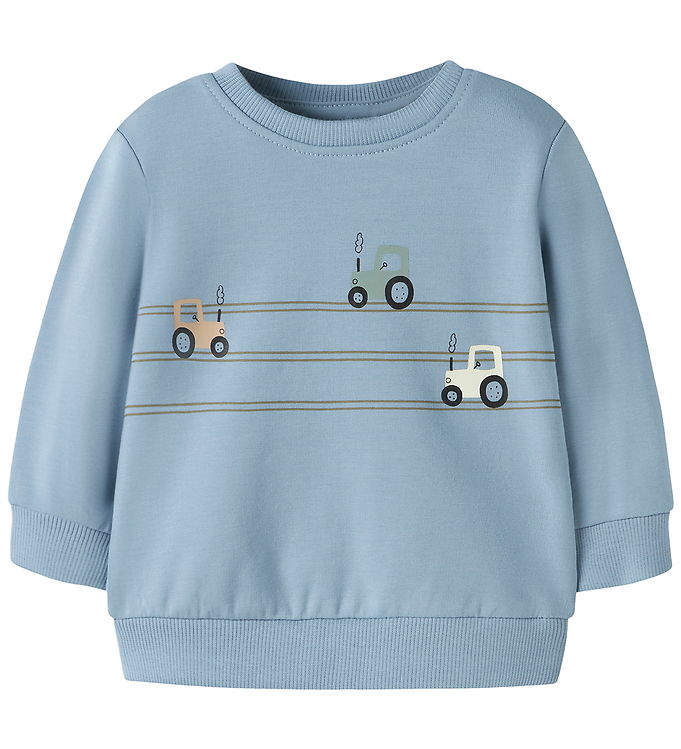 Name It Sweatshirt - NbmVonne - Ashley Blue/Tractors