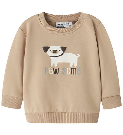 Name It Sweatshirt - NbmVonne - Sesame/Dog