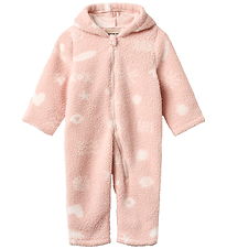 Wheat Fleecedragt - Teddy - Allo - Cameo Rose Jacquard