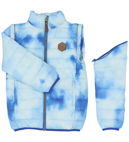 Mikk-Line Dynejakke/Vest - 2-i-1 - Strong Blue