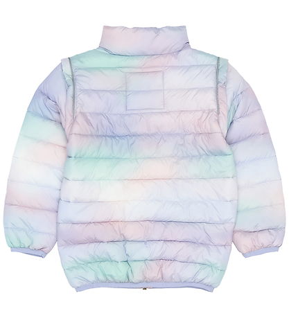 Mikk-Line Dynejakke/Vest - 2-i-1 - Multi