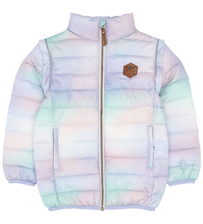 Mikk-Line Dynejakke/Vest - 2-i-1 - Multi