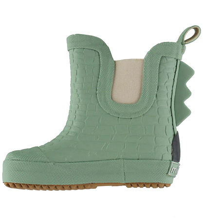 Mikk-Line Gummistøvler - 3D Dino - Green Milieu