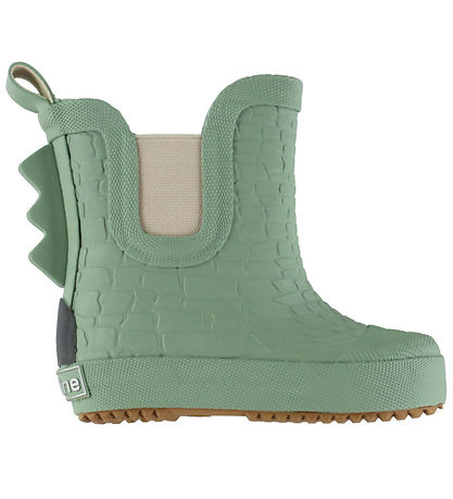 Mikk-Line Gummistøvler - 3D Dino - Green Milieu