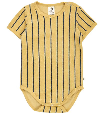 Müsli Body k/æ - Frotté - Hemp/Navy