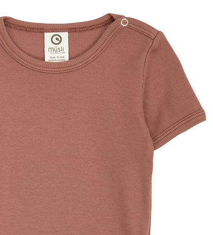 Müsli Body k/æ - Rib - Cozy Me - Pecan
