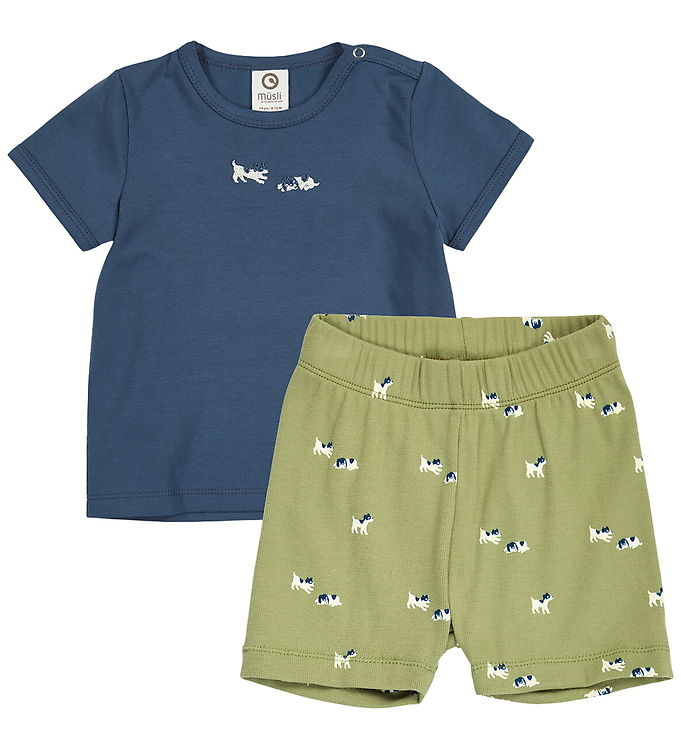 Müsli Shortssæt - T-shirt/Shorts - Bff - Spring/Navy/Tofu