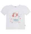 Hust and Claire T-shirt - Alma - Hvid m. Havfrue