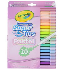 Crayola Tusser - 20-pak - Supertips Pastel Washable Markers