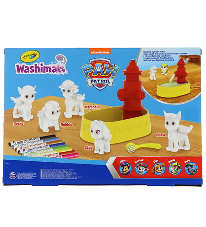 Crayola Kreasæt - Washimals Paw Patrol - 5 Pups