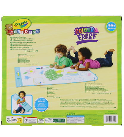 Crayola Kreasæt - Mini Kids Color & Erase Mat - 90x60 cm