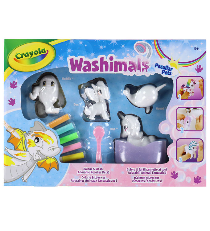 Crayola - Washimals Uni - Kæledyr