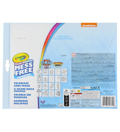 Crayola Malebog m. Tusser - Color Wonder Paw Patrol