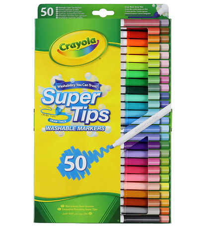 Crayola Tusser - 50-pak - Supertips Washable Markers