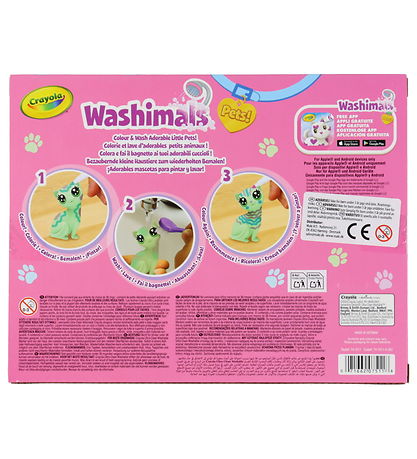 Crayola Kreasæt - Washimals Pastel Pets
