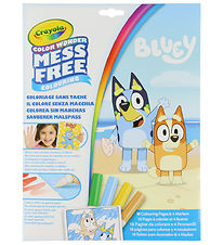Crayola Malebog m. Tusser - Color Wonder Bluey