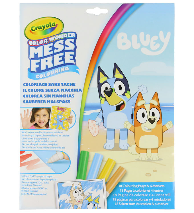 Crayola Color Wonder Bluey