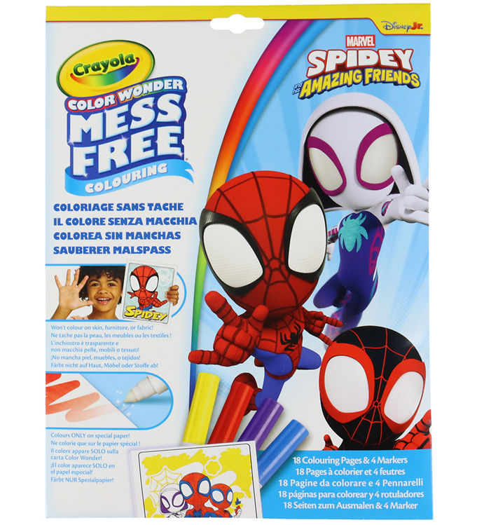 Crayola Color Wonder Spidey Marvel