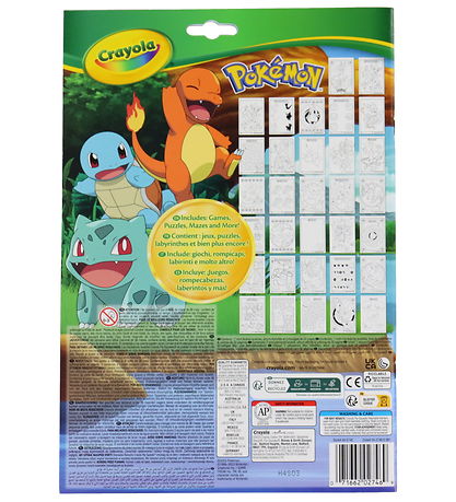 Crayola Malebog m. Tusser - Coloring & Activity Book - Pokemon