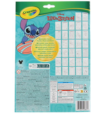 Crayola Malebog m. Tusser - Coloring & Activity Book - Lilo & St