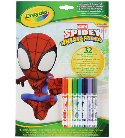Crayola Malebog m. Tusser - Coloring & Activity Book - Spidey