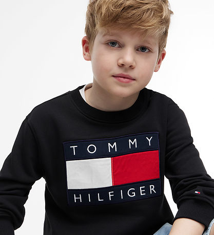 Tommy Hilfiger Sweatshirt - Heritage - Sort