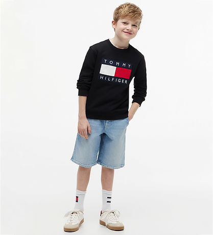 Tommy Hilfiger Sweatshirt - Heritage - Sort