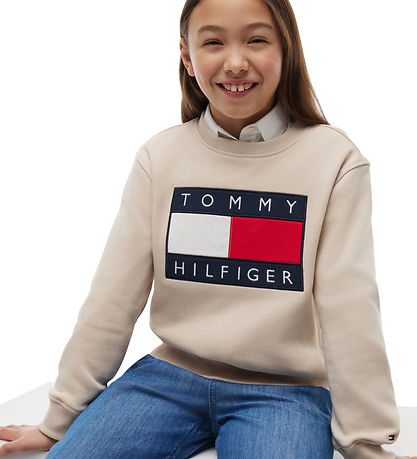 Tommy Hilfiger Sweatshirt - Heritage - Classic Beige