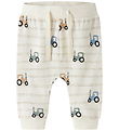 Name It Bukser - NbmVroels - Antique White/Tractors