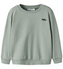 Name It Sweatshirt - NmmVallen - Green Environment/Dino