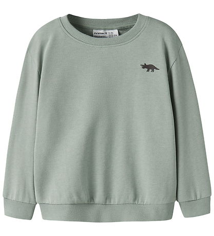 Name It Sweatshirt - NmmVallen - Green Milieu/Dino