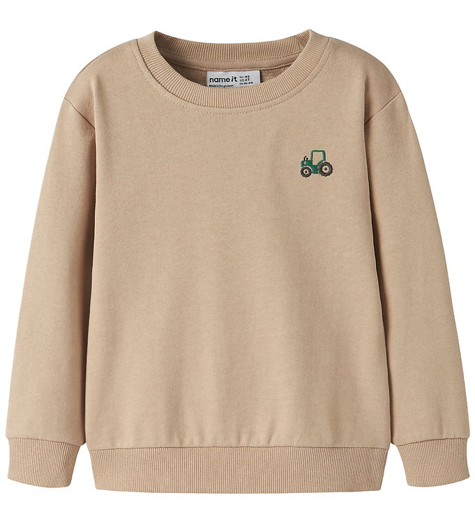 Name It NmmVallen - Sweatshirt - Beige/Brun - 92