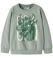 Name It Sweatshirt - NmmVion - Green Milieu/Dragon