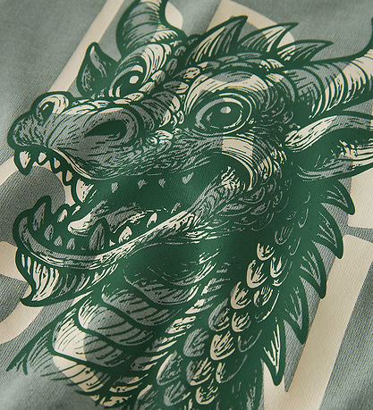 Name It Sweatshirt - NmmVion - Green Milieu/Dragon