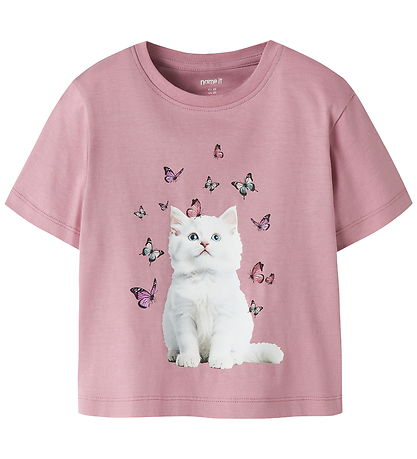 Name It T-shirt - NmfVotea - Lilas/Kitten Butterflies