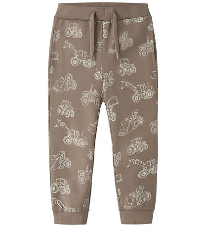 Name It Sweatpants - NmmVaron - Noos - AOP - Fossil