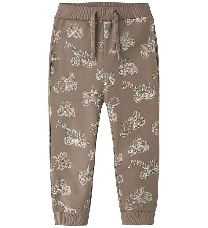 Name It Sweatpants - NmmVaron - Noos - AOP - Fossil