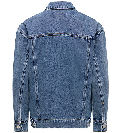 Kids Only Denimjakke - KogOcean - Oversize - Medium Blue Denim