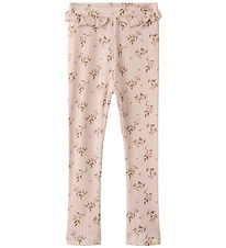 Lil Atelier Leggings - NmfGavo - Rib - Noos - Hushed Violet/Flow